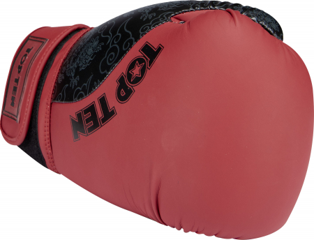 Manusi de box “Dragon” - 16 oz, rosu-negru [1]