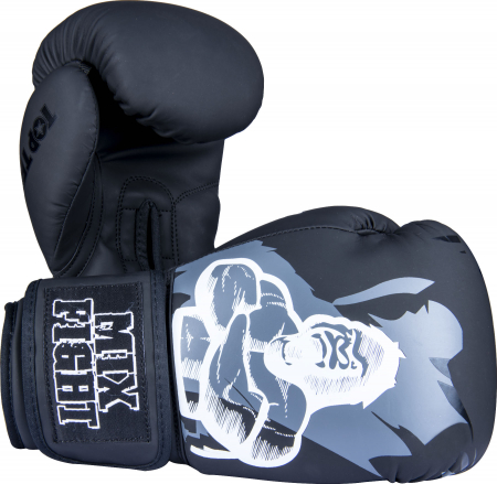 Manusi de Box - Manusi de box „Mixfight Gorilla” - alb -negru, 10 oz