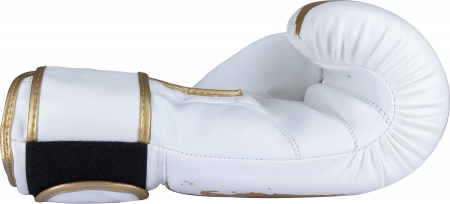 Manusi de box „Power Ink Golden Star” - Alb -Gold, 14 oz [3]
