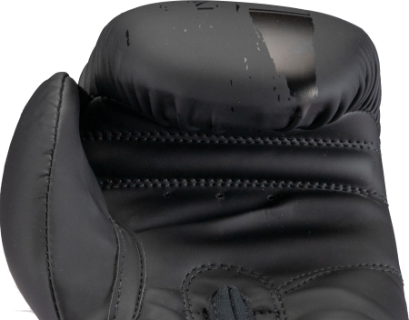 Boxing gloves “Power Ink Kids” - 6 oz, black-black, KidsCut [3]