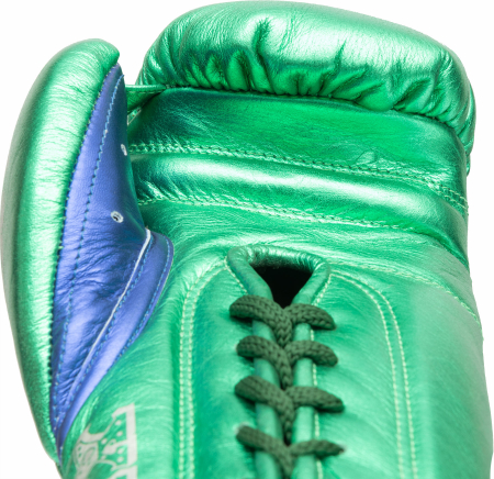 Mănuși de box „Pro Mx” Verde cu  Albastru, 10 oz [2]