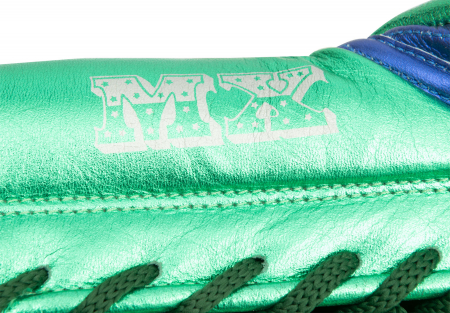 Mănuși de box „Pro Mx” Verde cu  Albastru, 10 oz [3]