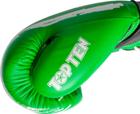 Manusi Box “RoundUP” - 14 oz, verde-alb [1]