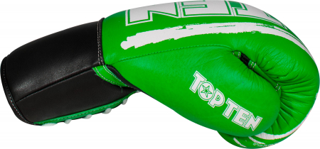 Manusi Box “RoundUP” - 14 oz, verde-alb [3]