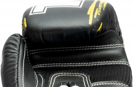 Manusi de box „Roundup” - 18 oz, galben negru [2]