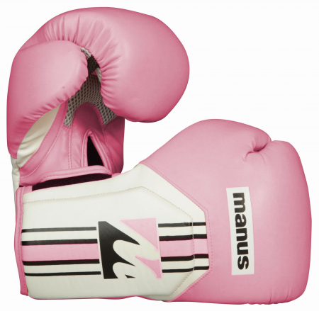Import - Boxing Gloves, Sparring Gloves “Cool” - 12 oz, pink-white
