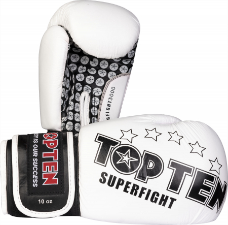 Protectii si Accesorii - Manusi Box “Superfight 3000” - alb, 10 oz