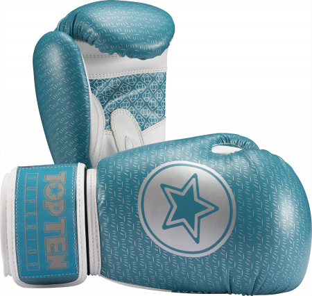 Sporturi - Manusi de box “Superior” - albastru, 10 oz, SlimCut