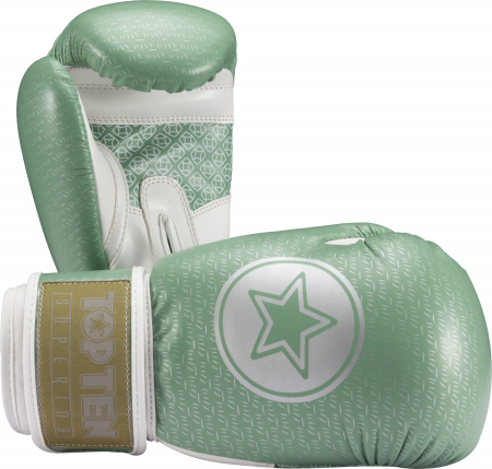 Sporturi - Manusi de box “Superior” - verde, 10 oz, SlimCut