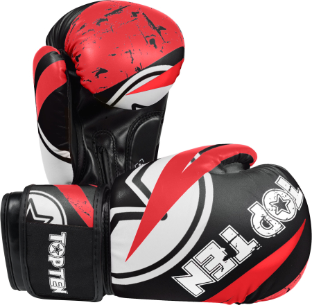 Import - boxing gloves “Urban Arts” - black-red, 14 oz