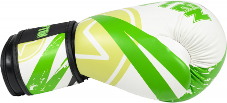 Manusi box “Urban Arts” - verde-alb, 10 oz [2]