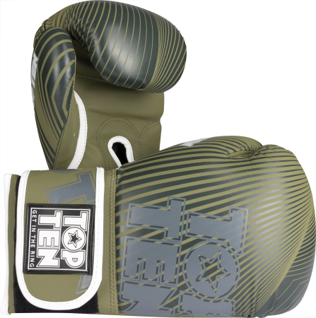 Manusi de MMA - Manusi Box “Vectory”, Top Ten, Verde, 10 Oz