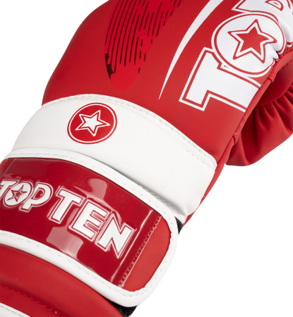 Boxing gloves "WAKO NTB Marks" - 10 oz, red [7]