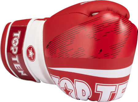 Boxing gloves "WAKO NTB Marks" - 10 oz, red [3]