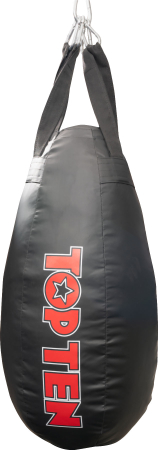 Import - boxing pear "Streamline" - black, 90x45cm