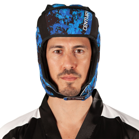 Reduceri Flash - Casca lavabila protectie C-GEAR Sport Respect aprobata WAKO negru/albastru XS