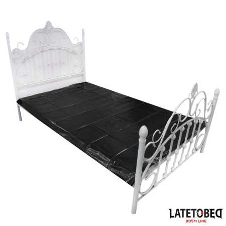 Seturi si accesorii BDSM - Waterproof Bed Sheet Black