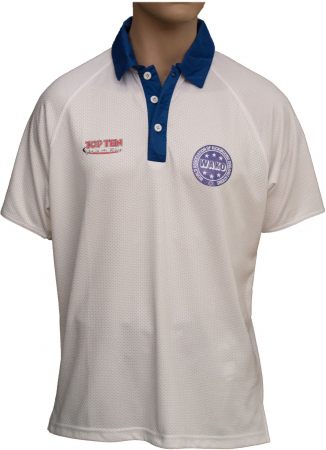 Tricouri - Tricou Polo "WAKO", Top Ten, Alb, S