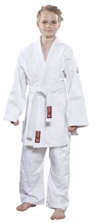 Dobok-uri, Uniforme, Combinezoane - Judo-Gi "Kirin", Hayashi, Alb, 130 cm