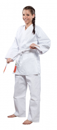 Omologate WKF - Karate-Gi HEIAN, aprobat WKF, Hayashi, Alb, 190 cm