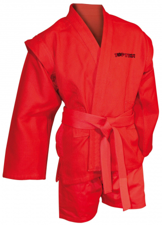 Echipamente sportive copii - Costum Sambo, Top Ten, Rosu, 150 cm