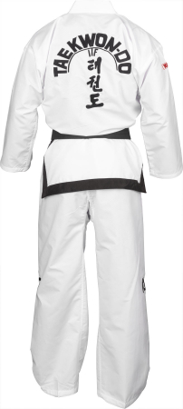 Dobok Master Diamond, aprobat ITF, Top Ten, Alb, 150 cm [6]