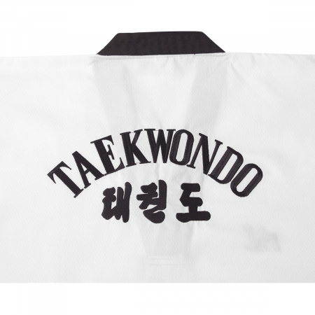 Dobok Taekwon-do WT Diamond - guler negru, 180 cm [2]