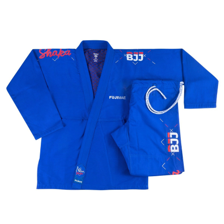 Gi Jiu Jitsu Brazilian SHAKA 20, albastru, 190 cm [1]
