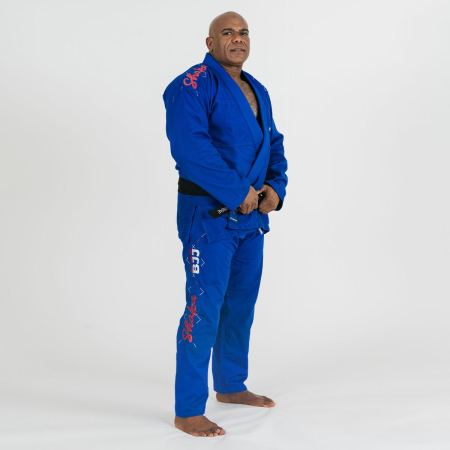 Gi Jiu Jitsu Brazilian SHAKA 20, albastru, 190 cm [9]