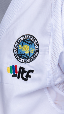 Grandmaster Dobok „Verde” (7. - 9. Dan) - alb, marimea 170 cm [4]