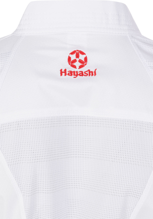 Green Karate-Gi Set “Premium Kumite Competition” (WKF approved) - white-red, white-blue, size 150 cm [5]