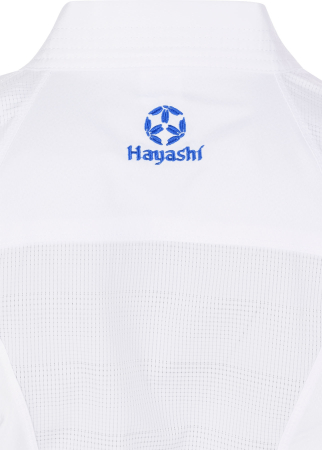 Green Karate-Gi Set “Premium Kumite Competition” (WKF approved) - white-red, white-blue, size 165 cm [7]