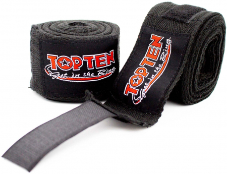 Diverse - Hand Wrap, Bandaj de box, Inelastic 5,0 cm x 500 cm, Negru