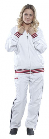 Pantaloni - Pantaloni trening „Dry Fit Mix Up”, Top Ten, Alb, 152 cm
