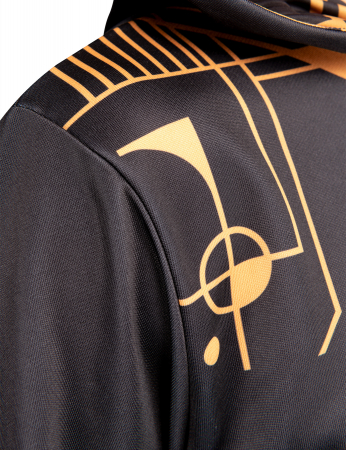 Hanorac “BRAVE” - negru-auriu, marime XS [5]