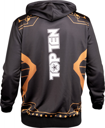 Hanorac "BRAVE" - Negru/Auriu, XXL [3]