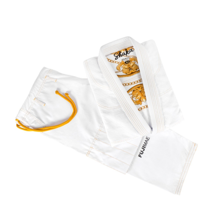 Jiu Jitsu Gi. Brazilian QS Shaka 21, alb, 160 cm [8]