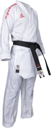 Reduceri Flash - Karate Gi “Air Deluxe”, aprobat WKF, Hayashi, Alb-Rosu, 170 cm