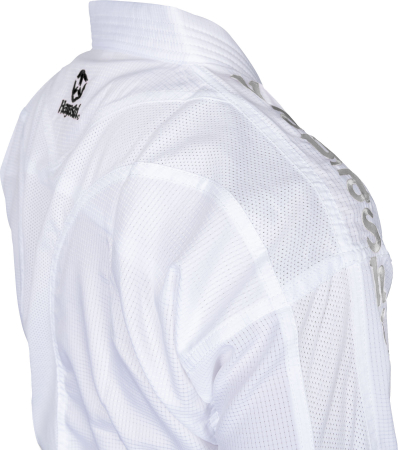 Karate gi "Air Deluxe" - white, with white embroidery, size 130 cm [4]