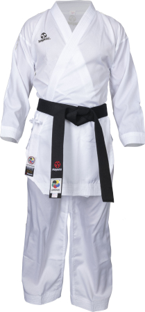 Karate gi "Air Deluxe" - white, with white embroidery, size 130 cm [1]