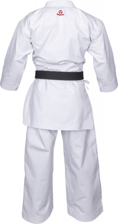 Karate-Gi “Bunkai 2.0” ( aprobat WKF), alb cu broderoe rosie, 185 cm [2]