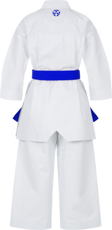Karate Gi “Jingu” - Alb, broderie albastra, marime 175 cm [3]