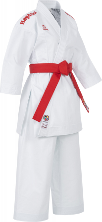 Dobok-uri, Uniforme, Combinezoane - Karate Gi “Jingu” - Alb, broderie rosie, marime 180 cm