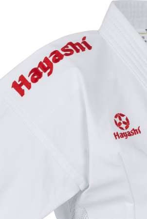 Karate Gi “Jingu” - white, with red embroidery, size 185 cm [4]