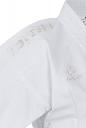 Karate Gi “Jingu” - Alb, broderie alba, marime 170 cm [4]