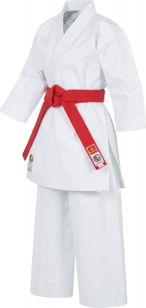 Karate Gi “Jingu” - Alb, broderie alba, marime 170 cm [2]