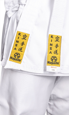 Karate-Gi "KINSA", Hayashi, Alb, 180 cm [4]