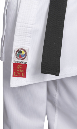 Karate-Gi KUMITE, aprobat de WKF, Hayashi, Alb, 140 cm [6]