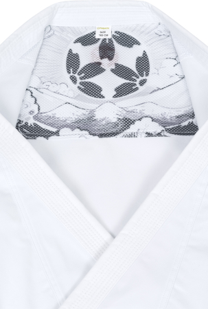 Karate Gi "Migoto" - white, with white embroidery, size 130 cm [7]