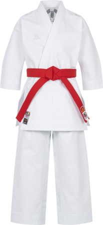 Karate Gi "Migoto" - white, with white embroidery, size 130 cm [1]